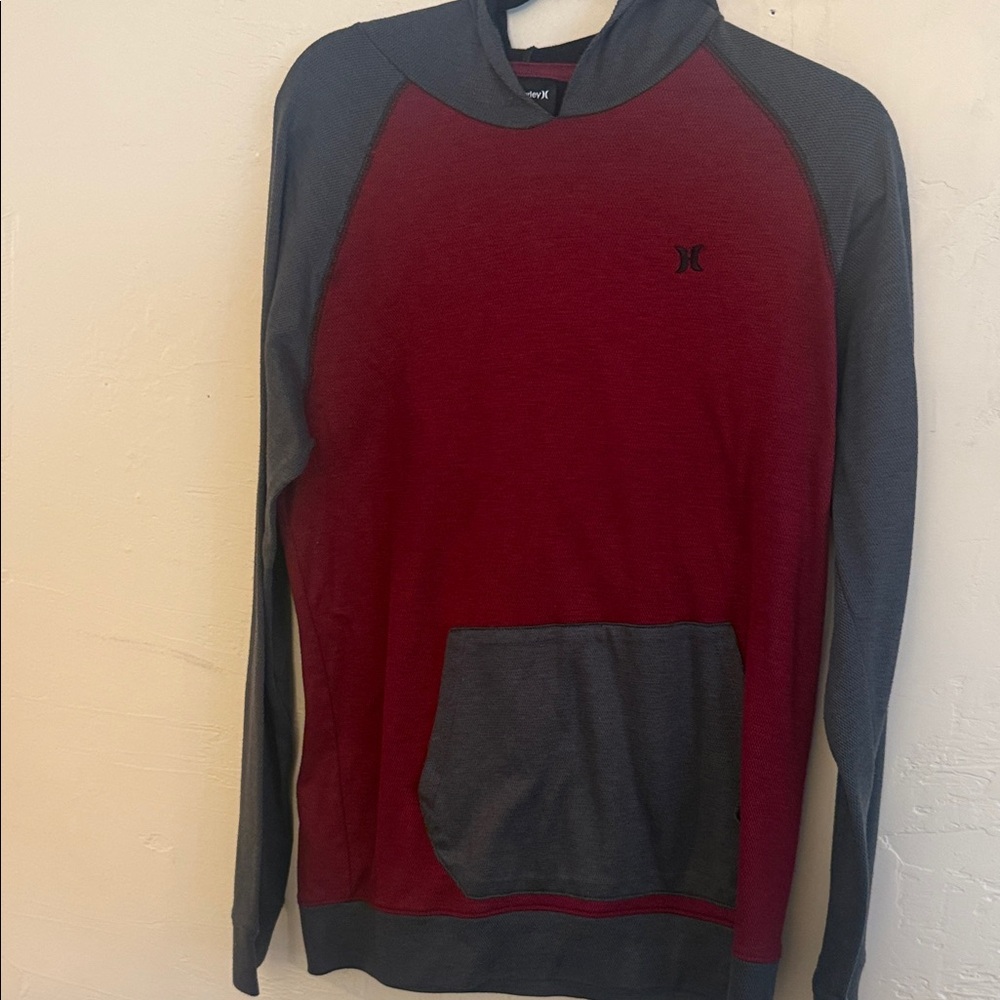 3/25 Hurley Black and Red Hoodie